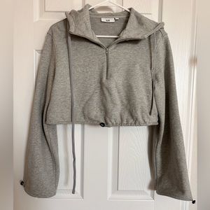 LIT Activewear 90s Inspired Crop Sweatshirt